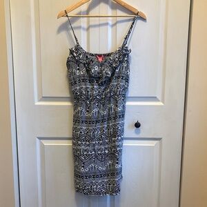 Style & Co. Black and White Geometric Mini Dress